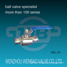 2PC Stainless Steel 304 Sanitary Ball Valve for Potable Water